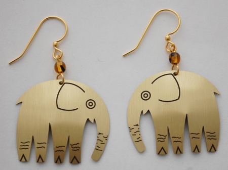 Elephant Earrings