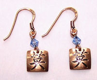 Courage Character Earrings - gold