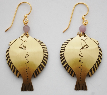 Flatfish/Halibut Earrings