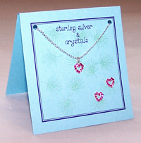 Heart Necklace Set - rose