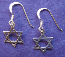 Star of David Earrings