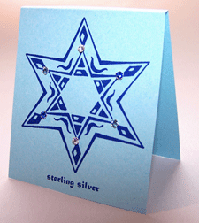 Star of David Crystal Posts