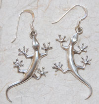 Gecko Earrings