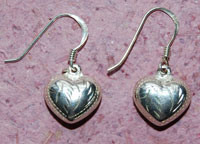 Puff Heart Earrings