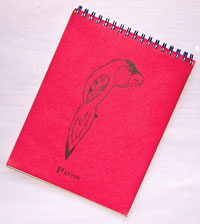 Parrot Sketch Book
